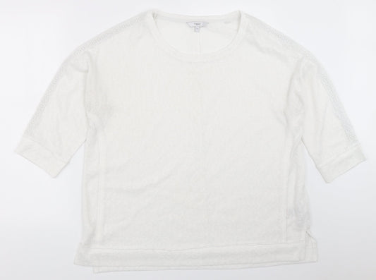 Womens UK Size 18 NEXT White Pullover Jumper