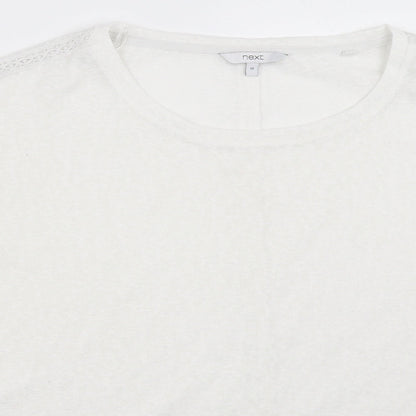 Womens UK Size 18 NEXT White Pullover Jumper