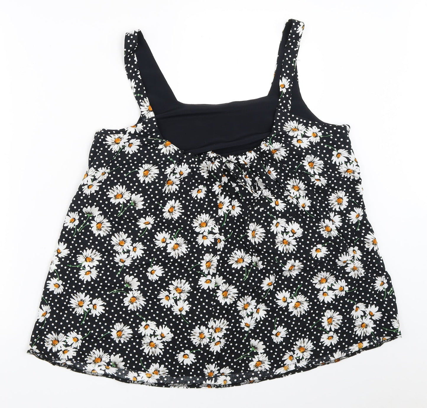 Womens UK Size 10 Dorothy Perkins Black Basic Blouse