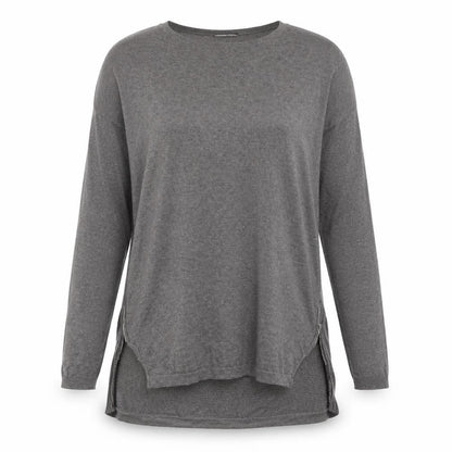 Womens UK Size 10 Warehouse Grey Pullover Jumper
