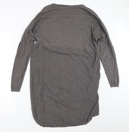 Womens UK Size 10 Warehouse Grey Pullover Jumper