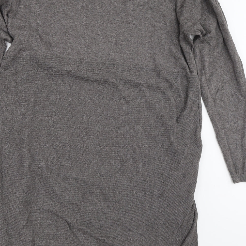 Womens UK Size 10 Warehouse Grey Pullover Jumper