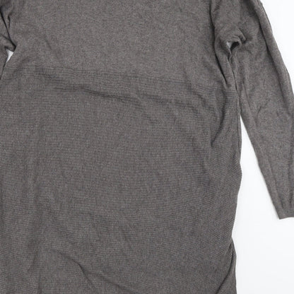 Womens UK Size 10 Warehouse Grey Pullover Jumper