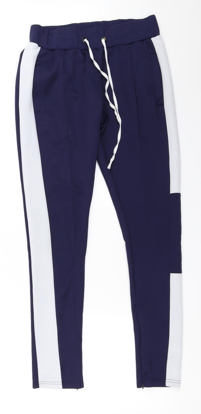 Night Addict Womens Blue   Sweatpants Trousers Size M L31 in