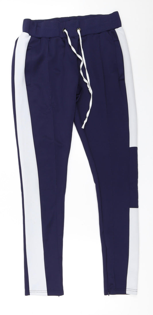 Night Addict Womens Blue   Sweatpants Trousers Size M L31 in