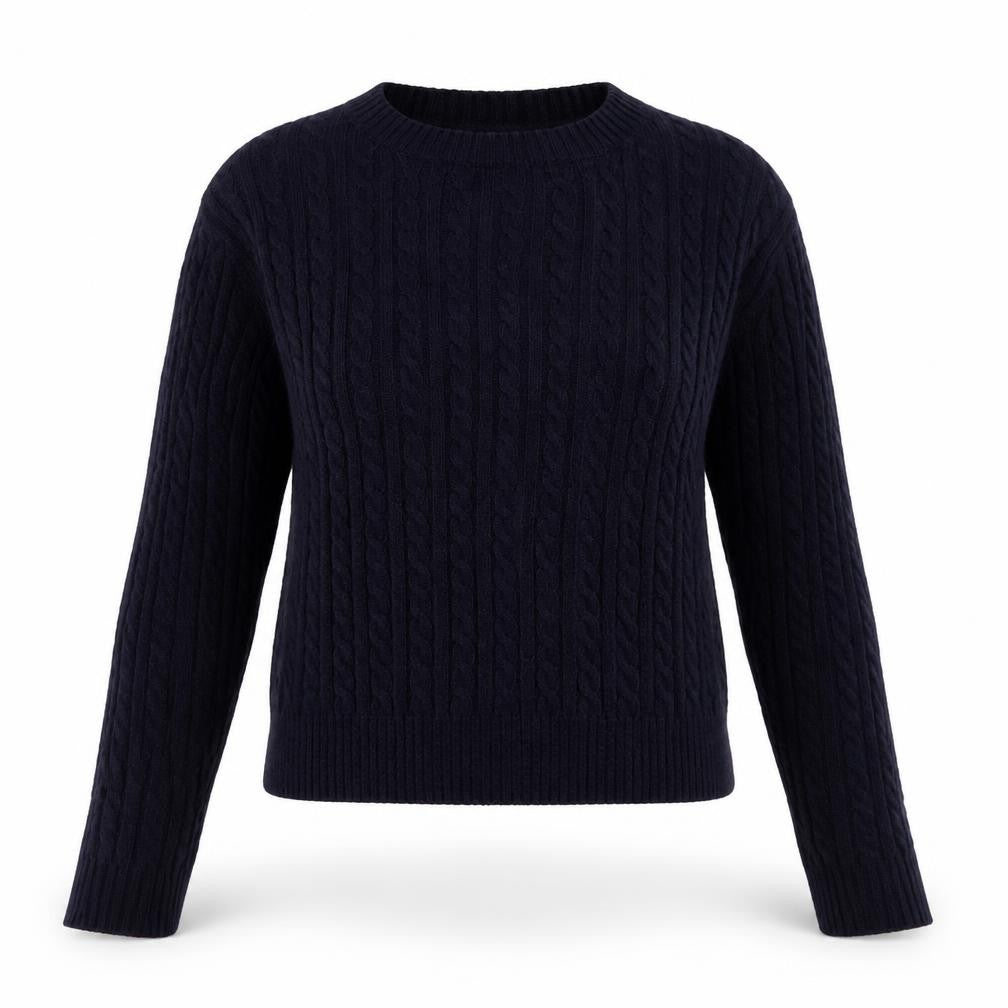 Womens UK Size M Pull&Bear Blue Pullover Jumper
