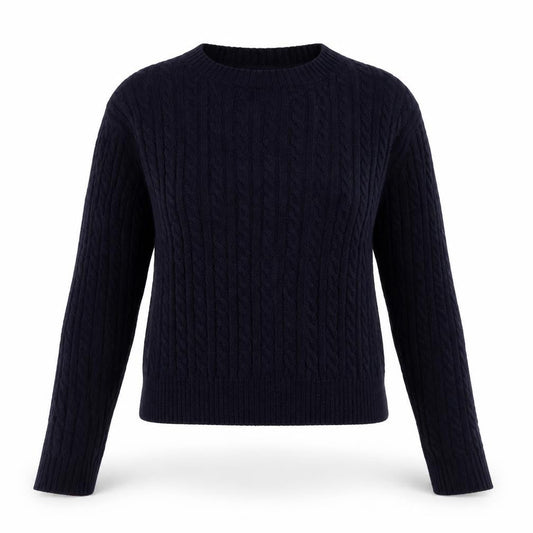 Womens UK Size M Pull&Bear Blue Pullover Jumper