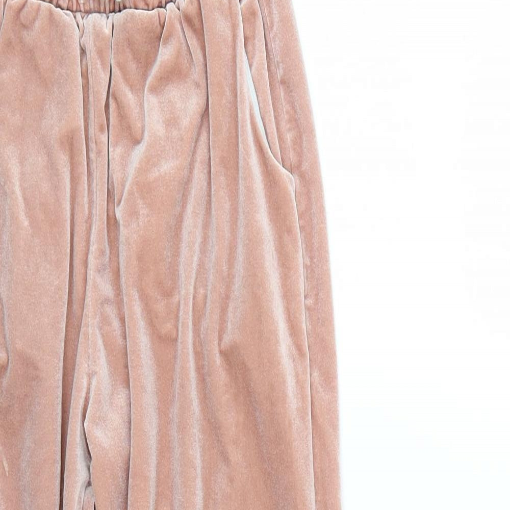 Womens UK Size 6 Preworn Regular Fit Jogger Pink Trousers