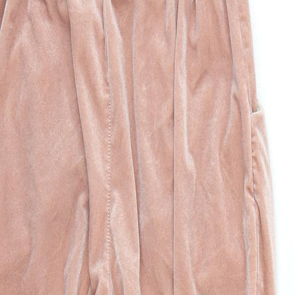 Womens UK Size 6 Preworn Regular Fit Jogger Pink Trousers