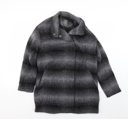 Primark Womens Grey   Overcoat Coat Size 6