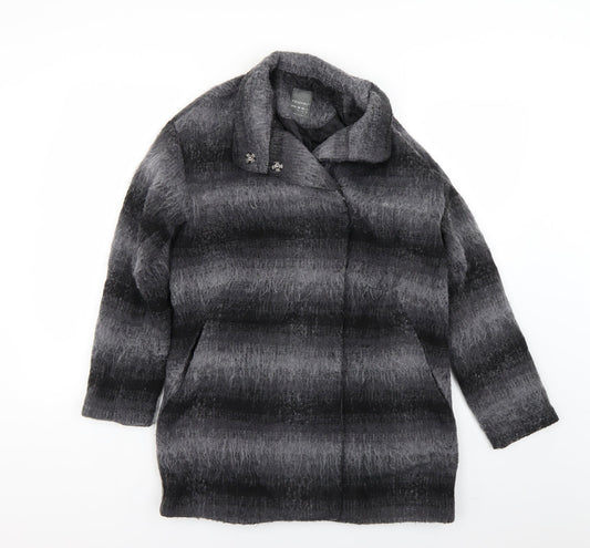 Primark Womens Grey   Overcoat Coat Size 6