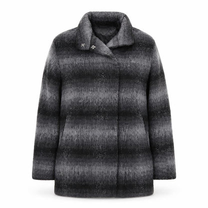 Womens UK Size 6 Primark Grey Overcoat