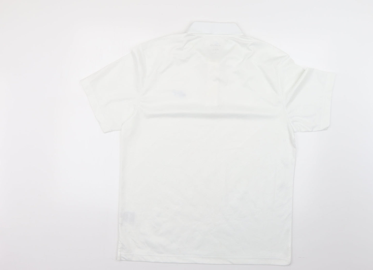 attack life Mens White    Polo Size L