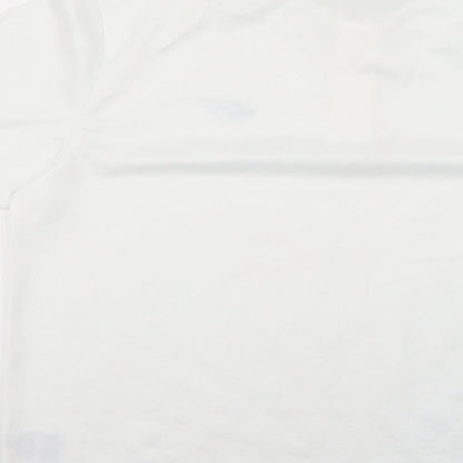 attack life Mens White    Polo Size L