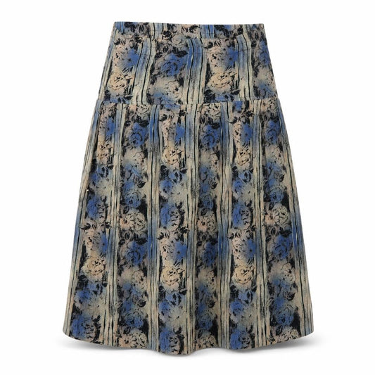 west & webb Womens Multicoloured Geometric  Flare Skirt Size 12