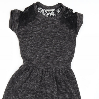 George Womens Grey   Fit & Flare  Size 8