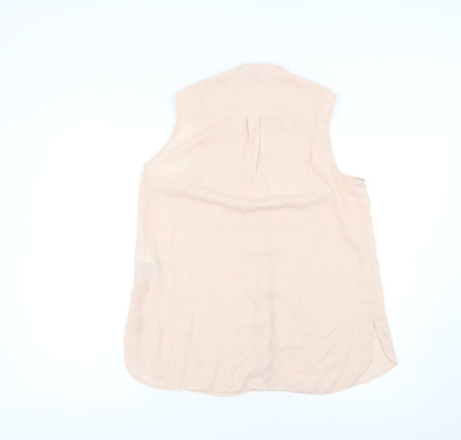 Womens UK Size 8 New Look Pink Basic Blouse