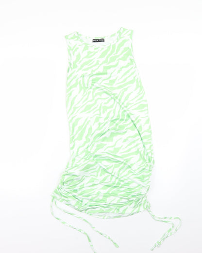 SheIn Womens Green Animal Print  Bodycon  Size S