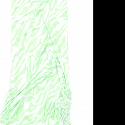 SheIn Womens Green Animal Print  Bodycon  Size S