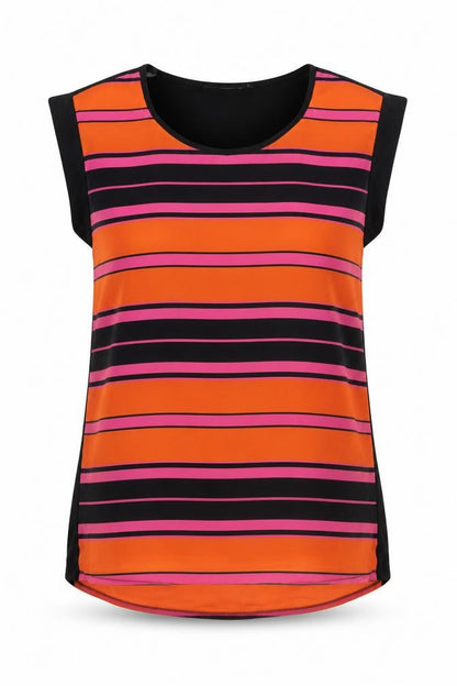 Womens UK Size 8 Atmosphere Multicoloured Basic Blouse
