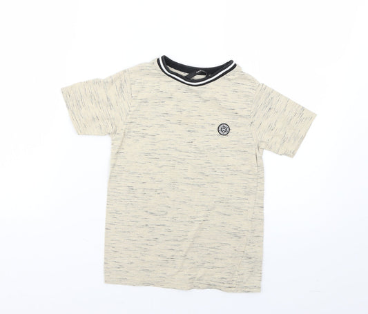 George Boys Beige   Basic T-Shirt Size 5-6 Years