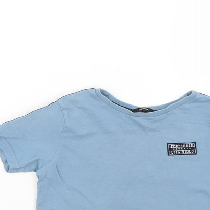 George Boys Blue   Basic T-Shirt Size 5-6 Years