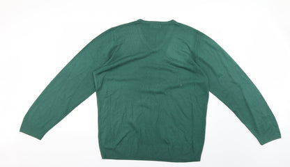 Marks and Spencer Mens Green   Pullover Jumper Size XL