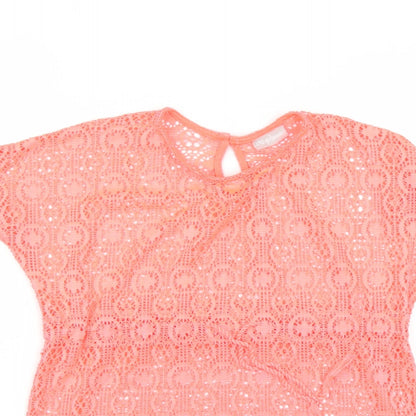 Matalan Girls Orange   Basic T-Shirt Size 10 Years