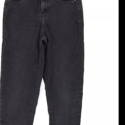 Dorothy Perkins Womens Black  Denim Skinny Jeans Size 12 L28 in