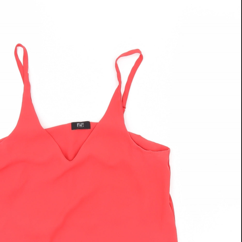 F&F Womens Pink   Basic Tank Size 12