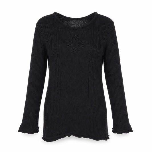 Front view of Kookai women’s black jumper, size XS
