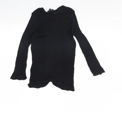 Womens UK Size XS Kookai Black Pullover Jumper