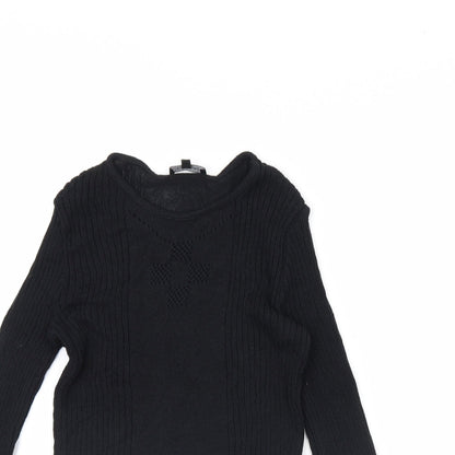 Womens UK Size XS Kookai Black Pullover Jumper