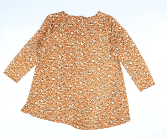 Womens UK Size 12 Principles Orange Pullover Jumper