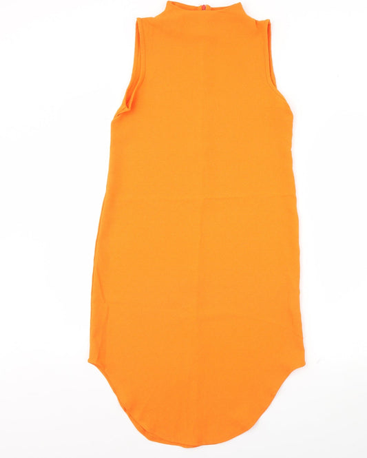 Boohoo Womens Orange   Shift  Size 8