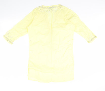 F&F Womens Yellow   Basic Blouse Size S