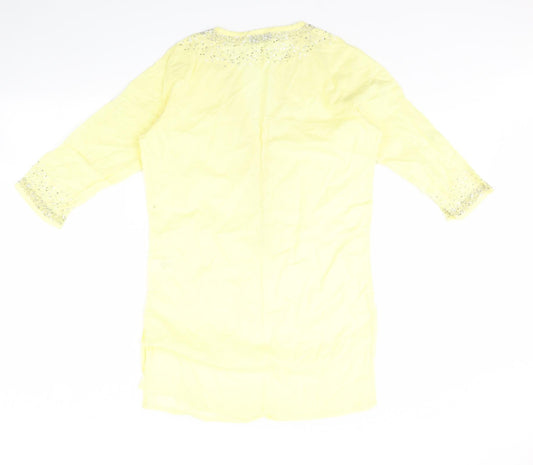 F&F Womens Yellow   Basic Blouse Size S