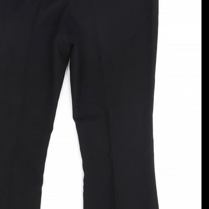 Womens UK Size 16 Evie Regular Fit Dress Pants Black Trousers