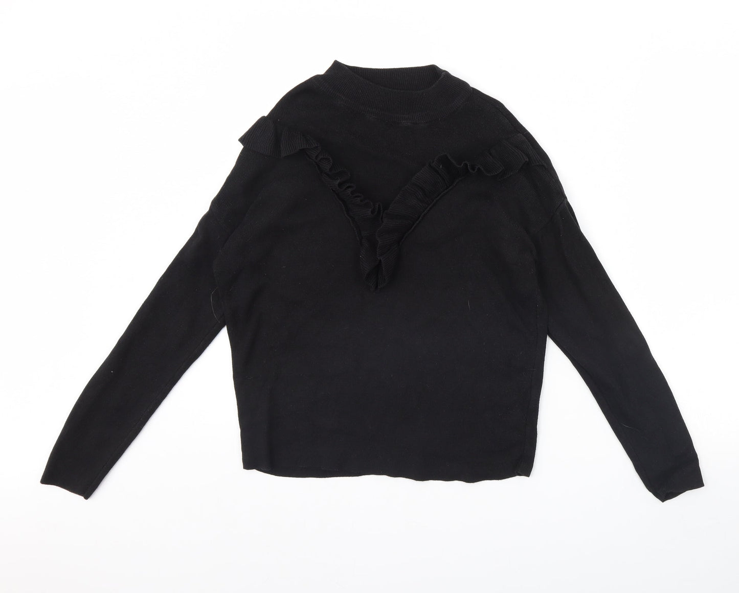Womens UK Size L New Look Black Pullover Jumper