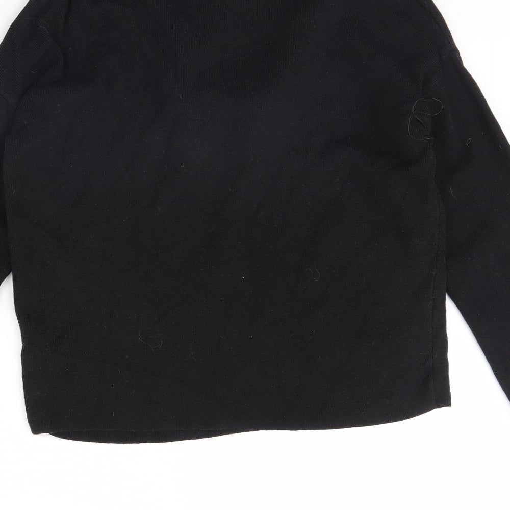 Womens UK Size L New Look Black Pullover Jumper
