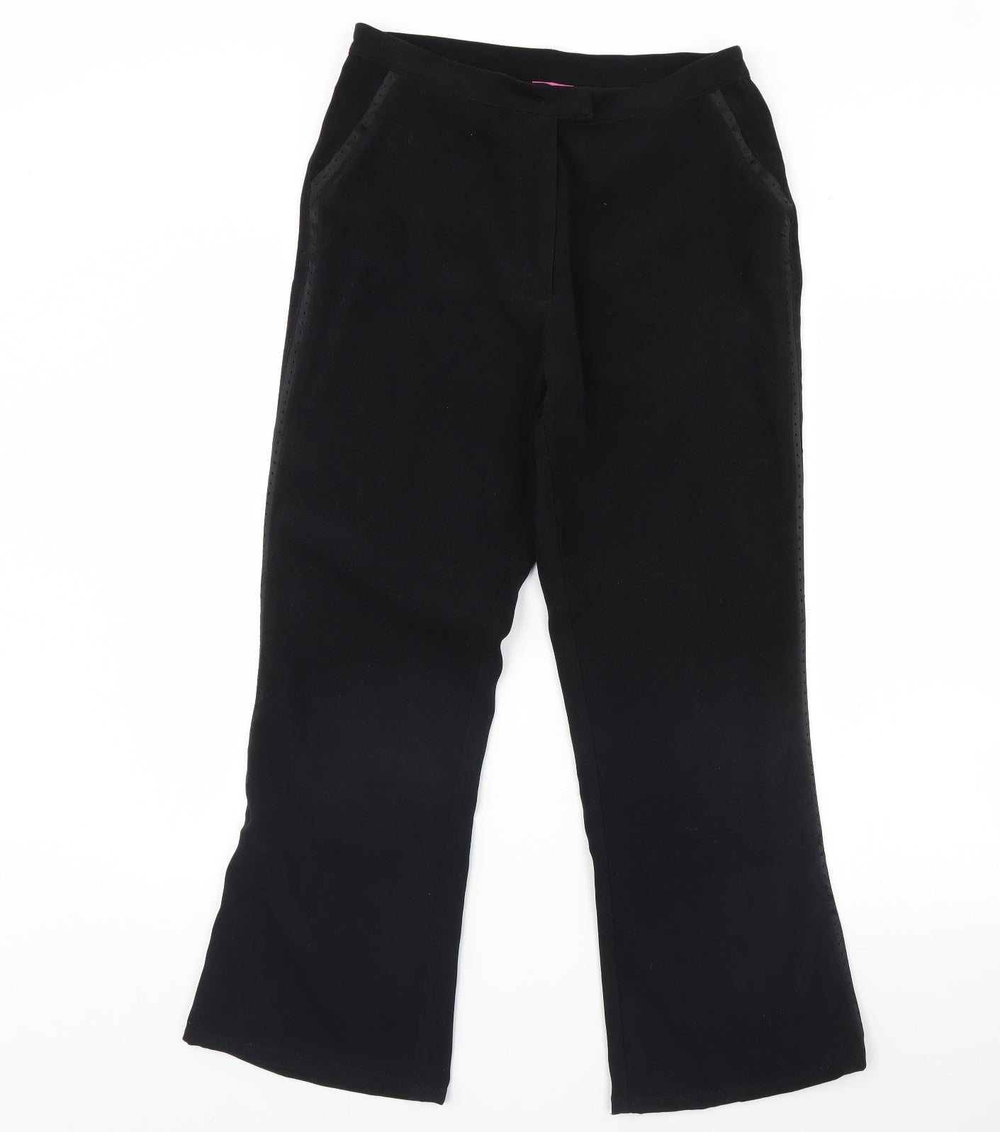 Womens UK Size 14 For Women Regular Fit  Black Trousers