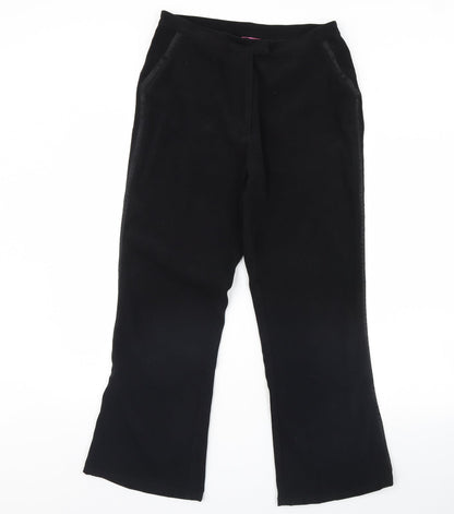 Womens UK Size 14 For Women Regular Fit  Black Trousers