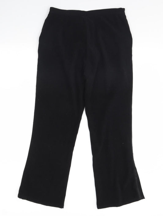 Womens UK Size 14 For Women Regular Fit  Black Trousers