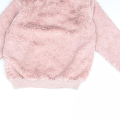 hey Girls Pink   Pullover Jumper Size 5 Years