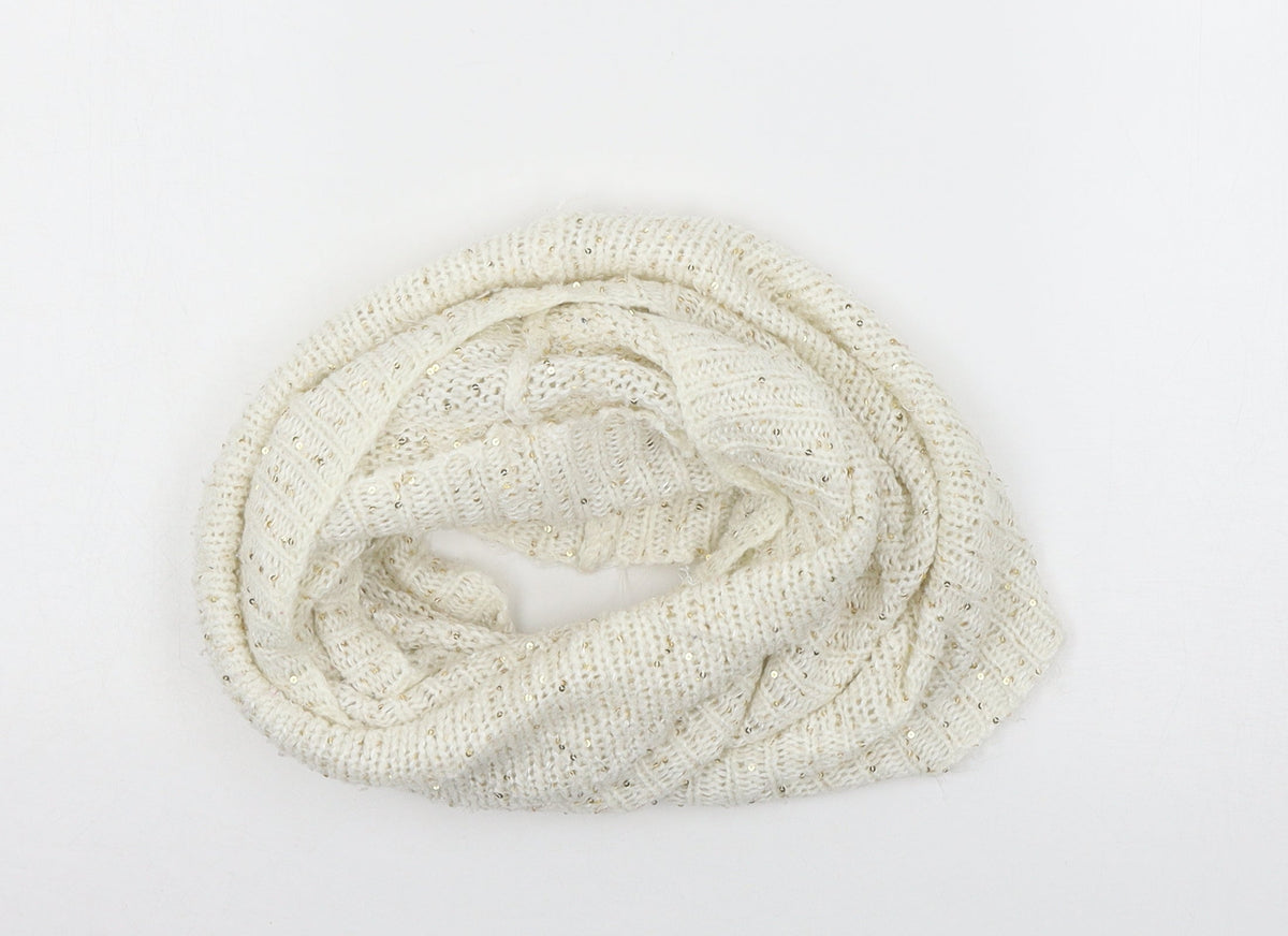 H&M Womens Ivory  Knit  Scarf