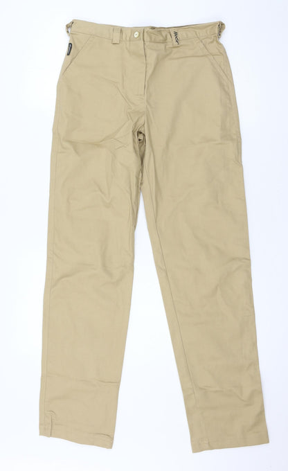 Womens UK Size 30 in Moose Regular Fit  Beige Trousers