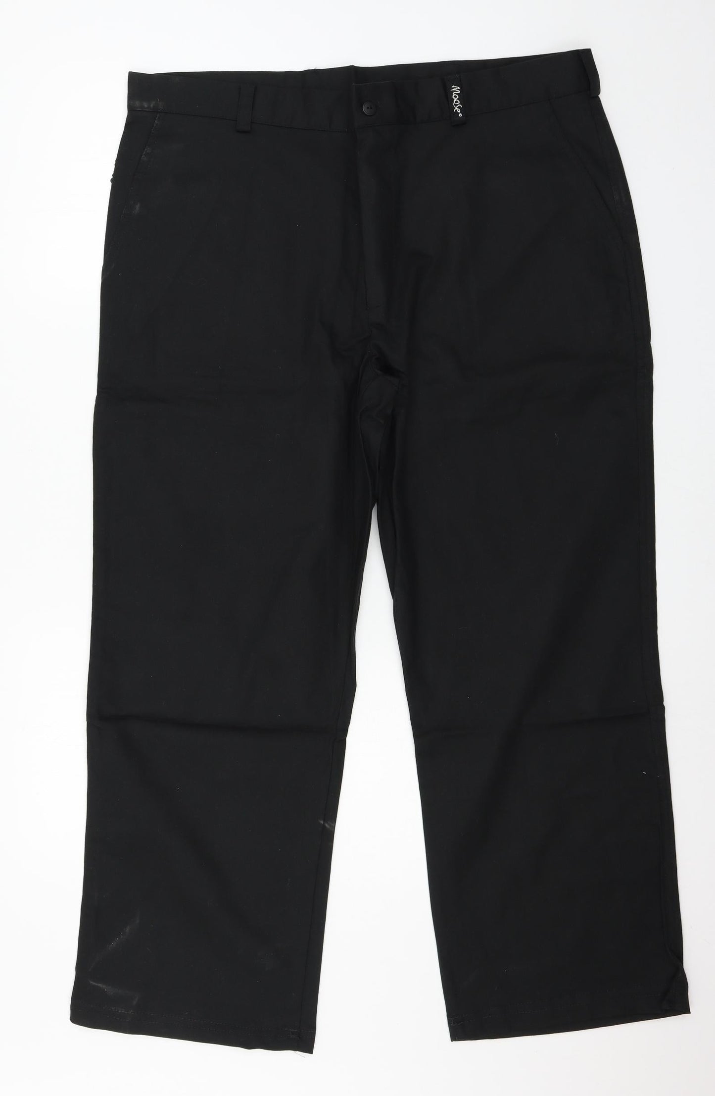Womens UK Size 40 in Moose Regular Fit  Black Trousers