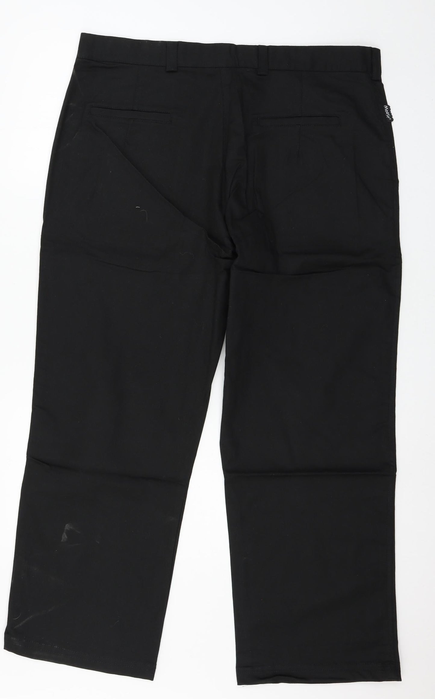 Womens UK Size 40 in Moose Regular Fit  Black Trousers