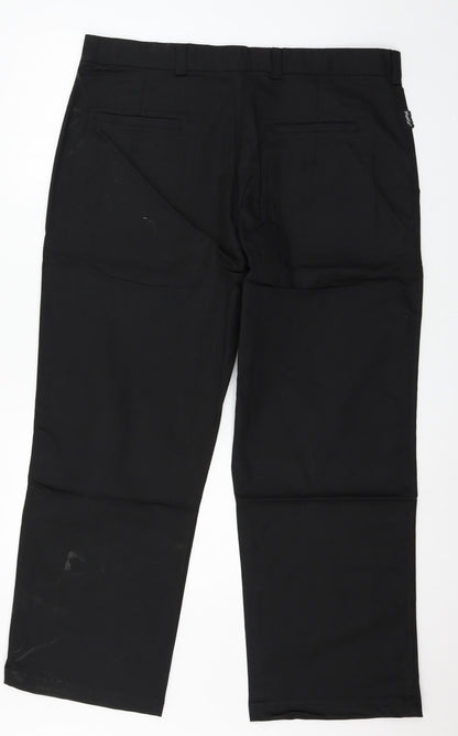 Womens UK Size 40 in Moose Regular Fit  Black Trousers