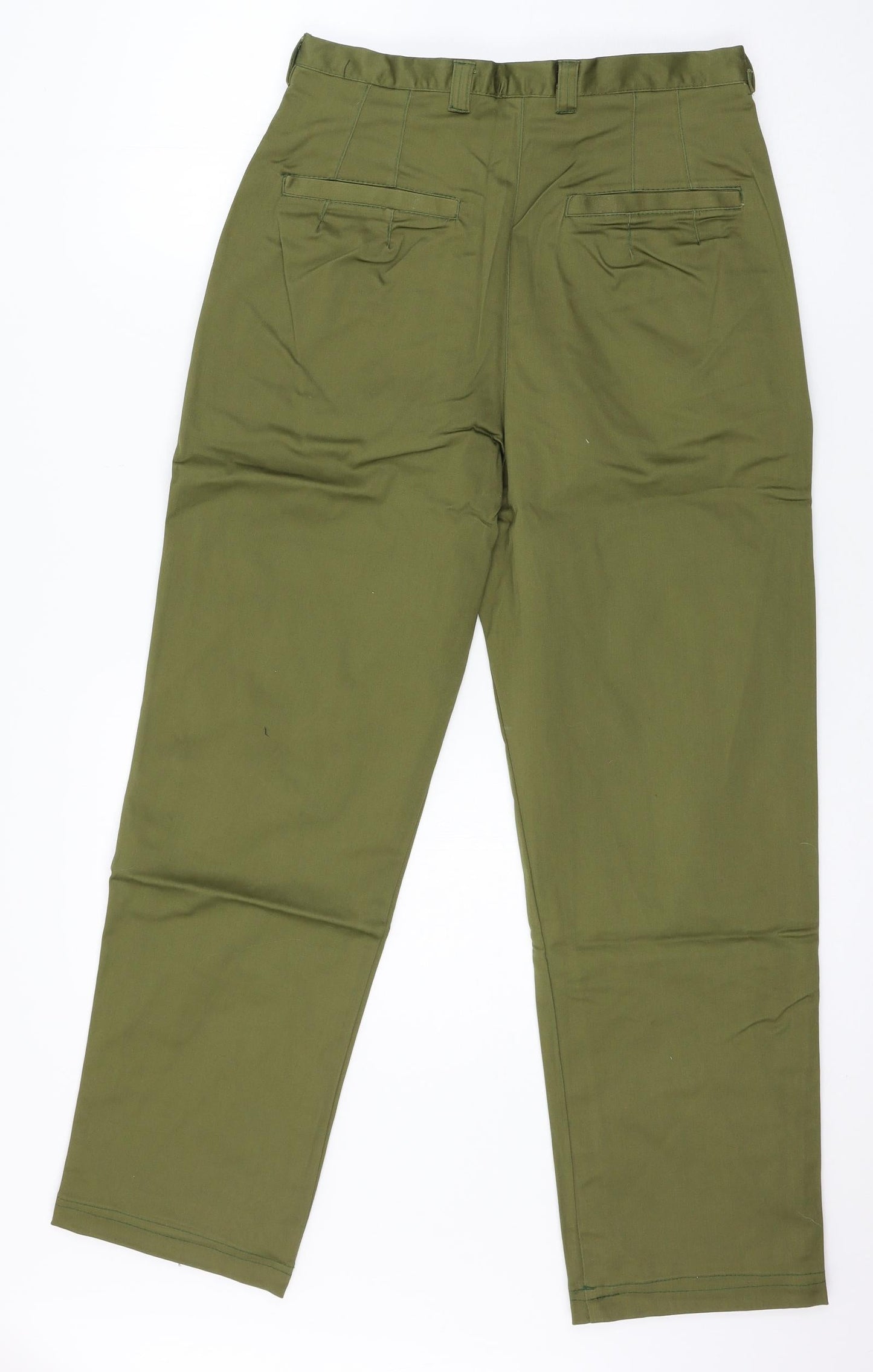Womens UK Size 30 in Moose Regular Fit  Green Trousers